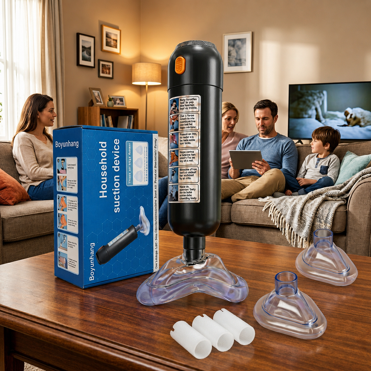 Mini Anti-Choking Suction Device for Kids & Adults